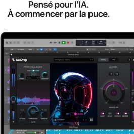 Apple MacBook Pro M5 14" 16 Go RAM 1 To SSD CPU 10 cœurs GPU 10 cœurs Noir spatial MDE14FNA