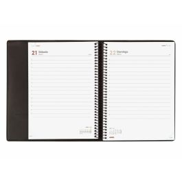 Agenda Finocam DUOBAND Noir A5 15,5 x 21,2 cm 2025-2026