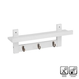 Etagère Blanc Bambou 49 x 12 x 18 cm