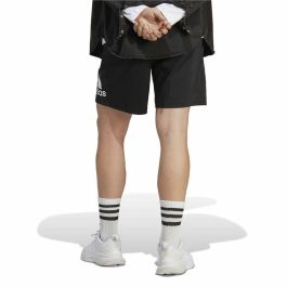 Short de Sport Adidas Essentials Logo Noir