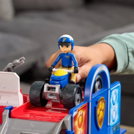 Spin Master Pat'Patrouille - Playset Centre de Réparations avec Ascenseur et Rampe de Lancement - Quad et Figurine Ryder Exclusive Search & Rescue - À partir de 3 ans