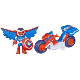 Hasbro Marvel Iron Man et Ses Amis Extraordinaires - Figurine Captain America Sam Wilson 7.5 cm avec Véhicule Super Moto - Jouet Super-Héros dès 3 ans Precio: 34.788. SKU: B1J6MMKH38