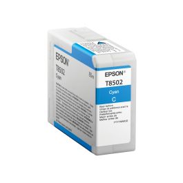 Epson C13T850200 Cyan Cartouche d'encre d'origine 80 ml pour SureColor SC-P800