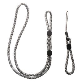 Cordon pour téléphone mobile Muvit for Change Noir Blanc