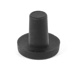 HERRAJES ALK Zen Ø12 Negro P/Tal.D5 Antidérapant pour meubles en plastique noir