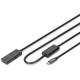 DIGITUS Verlängerungskabel USB-C->USB-A St./Bu. 10G 10,00m