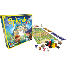 Asmodee Splendor Kids - Jeu de société pour enfants de 4 à 8 ans - Version française - 1 joueur ou plus - Multicolore