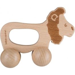 BEBECONFORT Coffret Cadeau D'eveil Jouet En Bois :Jouet A Rouler Lion +  Hochet Grelot Tigre + Hochet Gling-Gling - Hippo