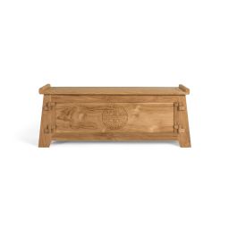 GINER Y COLOMER Coffre de Rangement en Bois de Teca Massif, Style Oriental, Finition Naturelle, L 114 x P 40 x H 42 cm Precio: 371.4999996. SKU: B1JT7ZXW6J