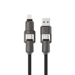 Câble USB KSIX Noir 1 m