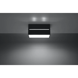 SOL Plafonnier LED Aluminium Lobo SOL-SL.0384 Design Moderne Contemporain Minimaliste 2 Ampoules