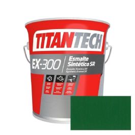 TITAN Esmalte Sintético S/R EX300 Verde RAL 6002 4L Titantech Precio: 81.5000004. SKU: B12N49X4T2