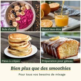 Bol mixeur Cuisinart PBL100E Blast&Go 120 W Blanc 500 ml