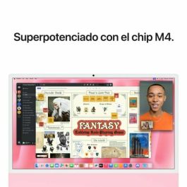 Tout en Un Apple MWUG3Y/A 24" 16 GB RAM 256 GB M4