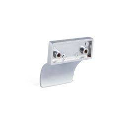 HERRAJES ALK Tirador Zamak Modelo Hoz Distancia 32 Acabado Efecto Inox