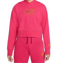 Sweat-shirt à capuche fille CROP HOODIE Nike DM8372 666 Rose