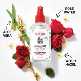 Thayers Lotion Tonique Visage Pétale de Rose avec Hamamélis & Aloe Vera, Hydratante & Apaisante 237 ml