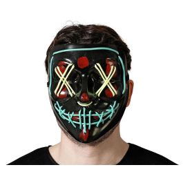 Masque Noir Halloween avec Croix Fluorescentes et Lignes Réfléchissantes pour Carnaval et Soirées d'Horreur Precio: 3.42. SKU: B1FHMK8WF2
