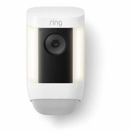 Amazon Ring Spotlight Cam Pro Battery Caméra de sécurité sans fil extérieure Blanc