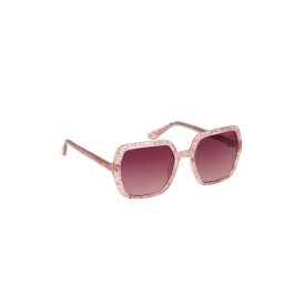 Guess Gafas Lunettes de soleil GU9241 74T Carrées Rose Monture Verres Bordeaux Dégradé 130mm