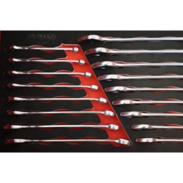 Module - KS TOOLS - 713.2017 - Module de clés mixtes Ultimate - Module pour servante d'atelier - 17 clés de 6 a 22 mm - Taille 1/3