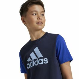 T-shirt à manches courtes enfant Adidas Essentials Bleu