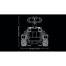 LEGO 43279 Disney Pixar WALL-E et EVE Set de Construction DIY pour Adultes Cadeau