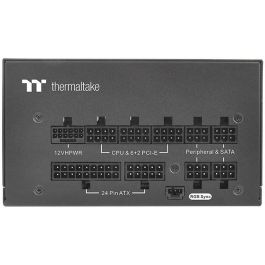 Thermaltake TTP-750AH3FSG-3 Alimentation PC 750W 80 PLUS Gold ATX 3.0 Entièrement Modulaire Ventilateur 140mm ARGB Noir