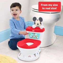 Bright Starts Pot Mickey 2 en 1 avec réducteur de siège - Mini pot pour bébé