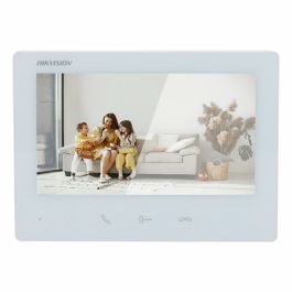 Interphone Hikvision DS-KH7300EY-WTE2/White Blanc