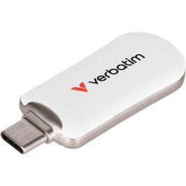 STICK Verbatim Plectra White 128GB USB-C Flash Drive 30229