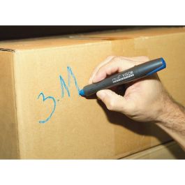 Crayon marqueur Pica Bleu Blanc Noir