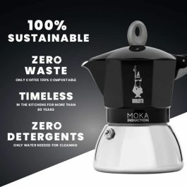 Cafetière Italienne Bialetti 0006936/NP Noir Métal Aluminium