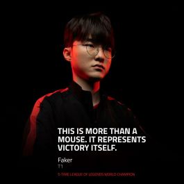 Razer Viper V3 Pro Faker Edition Souris Gaming Sans Fil RF + USB-C Optique 35000 DPI Rouge Droitier