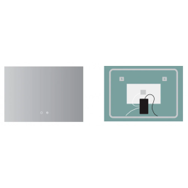 LIMEX Espejo Italia 100cm Blanc Froid Anti-vapeur Tactile Référence ITAL007/10070