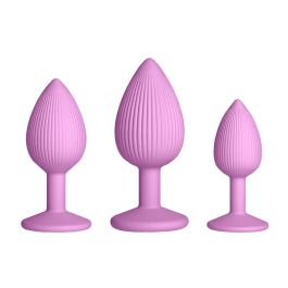 Plug Anal NS Novelties Inya Rose 3 Pièces (7,6 cm) (8,5 cm) (6,3 cm)
