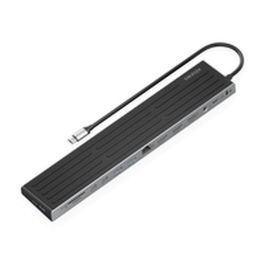 Hub USB Aisens ASUC-13P042-GR Gris 100 W