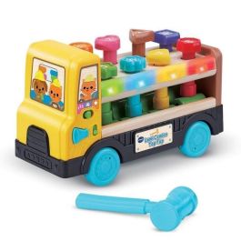 Vtech Lumi Tap Tap Truck - Jouet avec Pièce en Bois Certifiée FSC - Version Française