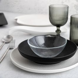 Verre Bidasoa Fosil Gris verre 280 ml (6 Unités)