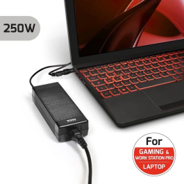 Port Designs - Alimentation PC Universelle Gaming & Professionnelle - 250 W - Compatible Lenovo, HP, Acer, Asus, Dell, MSI - Protection Surtension