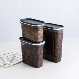 Récipient de Conservation des Aliments Quid City Gris 1,2 L Avec couvercle Distributeur (12 Unités)