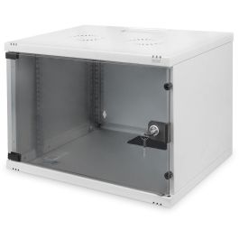 DIGITUS Wandgehäuse SOHO 7HE 370x540x400mm Glastür grau unm.