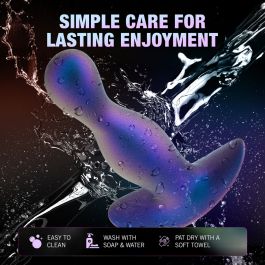 Vibrateur Anal Cassini Noir Blush Anal Adventures Violet