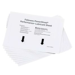 Huile Lubrifiante pour Destructeur de Papier Fellowes 4025601 Volets 10 Unités Blanc (10 Unités)