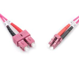 DIGITUS LWL Patchkabel LC -> SC 2.00m Multimode Duplex OM4