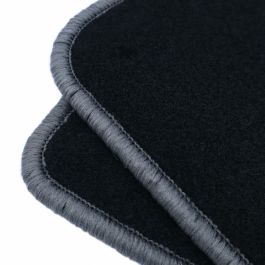 Set de tapis de voitures OCC Motorsport OCCTY0014GD Noir Gris foncé Toyota Corolla Velours