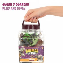 Set Dinosaures Colorbaby 18 x 10 x 6 cm 30 Pièces 4 Unités