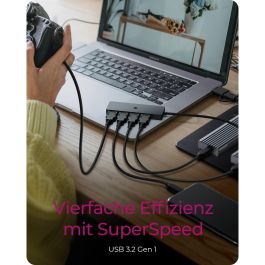 ICY BOX IB-HUB1424-C3 USB-C/USB 3.2 HUB 4xUSB 3.2