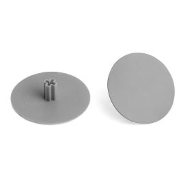 HERRAJES ALK Tapa Embellecedora Allen 6 Ø40Mm Pivote De 8Mm Gris Metal