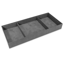 HERRAJES ALK Bandeja Universal para Cajón 194x432mm H49 Terciopelo Antracita